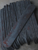 Кованая заготовка для ножа, поковка 9хс, 300/30/4мм